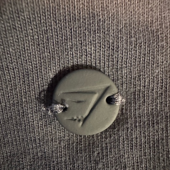 Gymshark Cotton Boxy Crop Top Evening Blue Workout Athleisure Gym Fitness - Picture 9 of 11